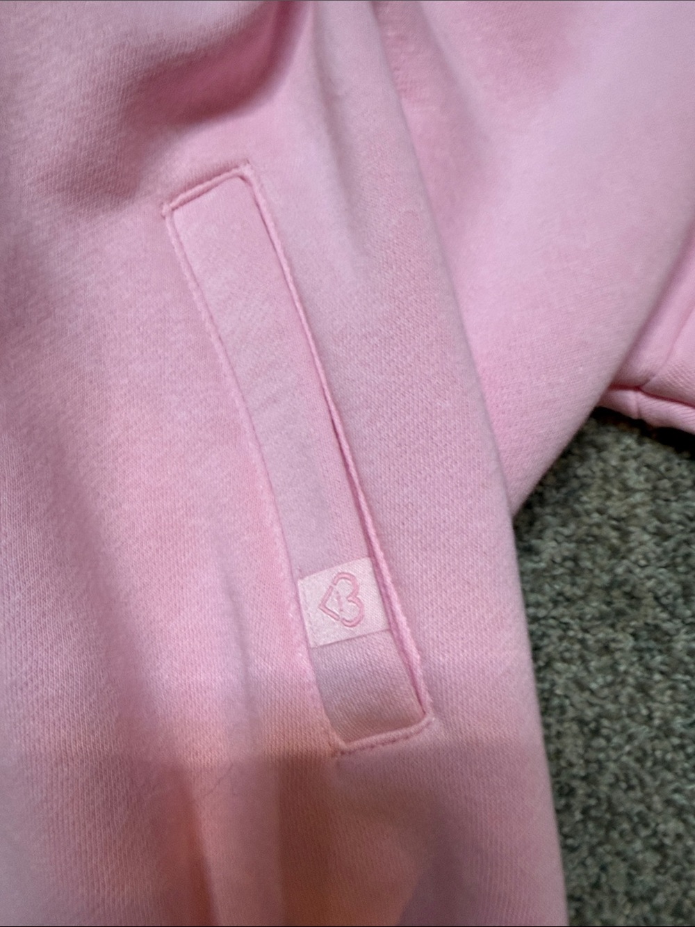 Women's Blogilates Pink Zip-Up Hoodie - Picture 3 of 3